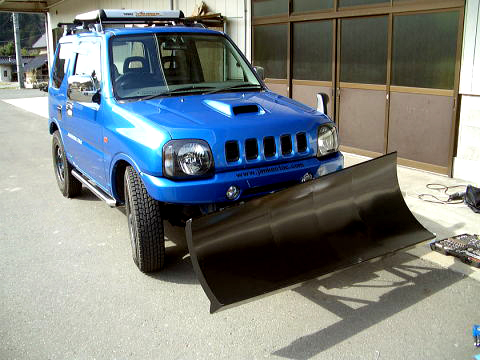 ジムニースノープラウ装着車